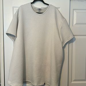 One Bone Brand quilted t-shirt.